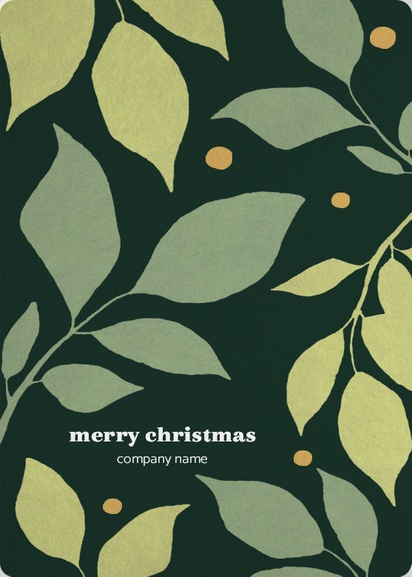 Design Preview for Design Gallery: Greenery Greeting Cards, 11.7 x 18.2 cm Flat