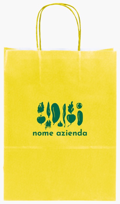Anteprima design per Galleria di design: sacchetti di carta stampa monocolore per retrò e vintage, S (22 x 10 x 29 cm)