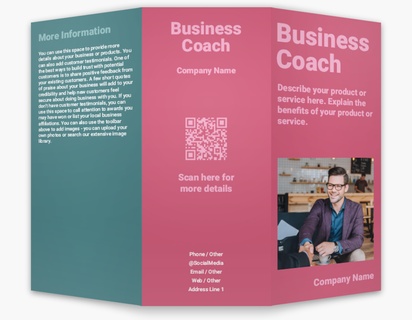A entrepreneur business pink gray design