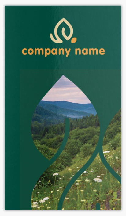 Design Preview for Environmental & Energy Standard Business Cards Templates, Standard (3.5" x 2")