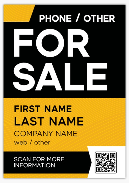 Design Preview for Design Gallery: Estate Agents Plastic Signs, A2 (420 x 594mm)