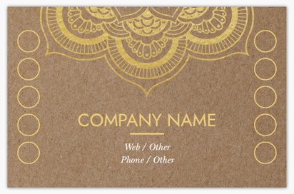 Design Preview for Design Gallery: Beauty & Spa Recycled Matte Business Cards, Standard (85 x 55 mm)