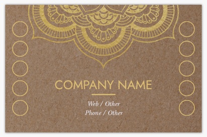 Design Preview for Design Gallery: Skin Care Linen Business Cards