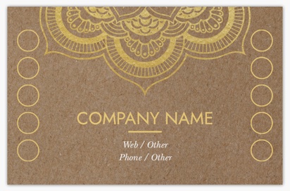Design Preview for Design Gallery: Retail Natural Uncoated Business Cards