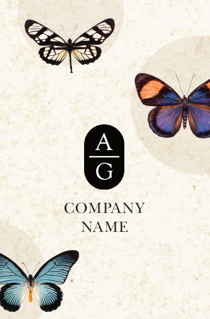 Design Preview for Design Gallery: Clothing Natural Uncoated Business Cards