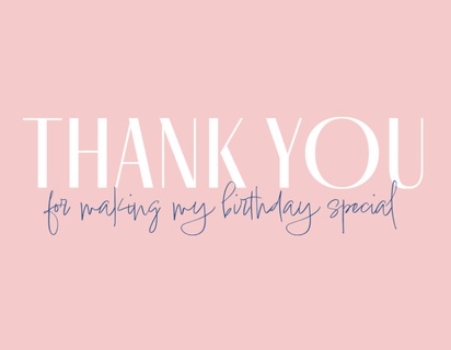 Design Preview for Thank You Cards, Flat 10.7 x 13.9 cm