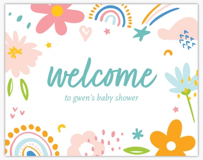Design Preview for Baby Shower Posters Templates, 22" x 28"