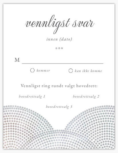 Forhåndsvisning av design for Designgalleri: Nautisk Svarkort, 13.9 x 10.7 cm