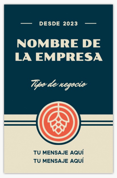 Vista previa del diseño de Galería de diseños de tarjetas de visita standard para cervezas, vinos y licores, Standard (85 x 55 mm)