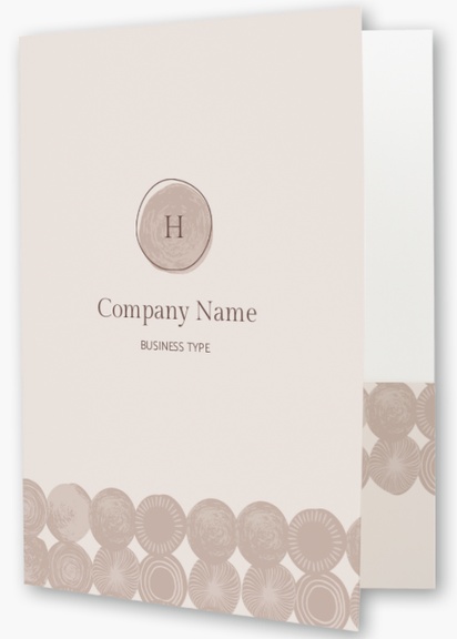 Design Preview for Beauty & Spa Custom Presentation Folders Templates, 9" x 12"