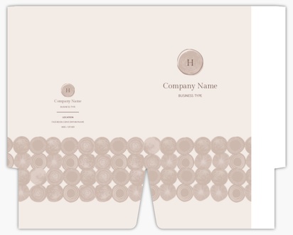 Design Preview for Design Gallery: Beauty & Spa Presentation Folders, 9.5" x 12"