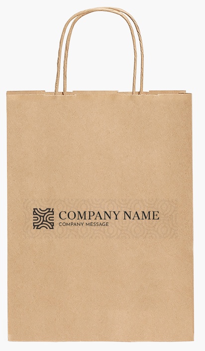 Design Preview for Design Gallery: Property & Estate Agents Paper Bags, 27.5 x 20.5 x 11 cm