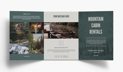 Design Preview for Design Gallery: Accommodations Folded Leaflets, Tri-fold A5 (148 x 210 mm)