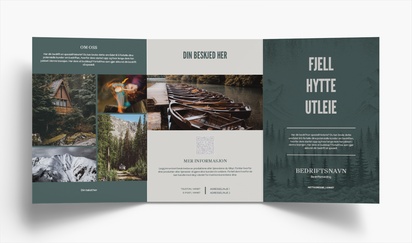 Forhåndsvisning av design for Designgalleri: Natur og landskap Brosjyrer, 3-fløyet A5 (148 x 210 mm)