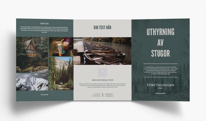 Förhandsgranskning av design för Designgalleri: Resor & hotell Flyers och broschyrer, C-falsning A5 (148 x 210 mm)