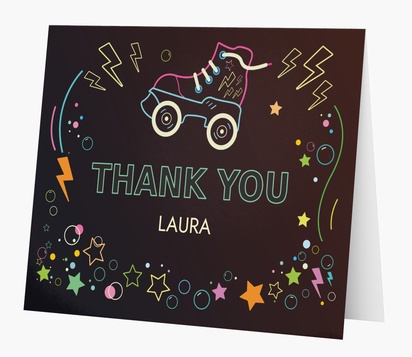 Design Preview for Thank you cards templates, Folded