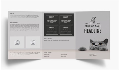 Design Preview for Design Gallery: Pet Sitting & Dog Walking Folded Leaflets, Tri-fold A4 (210 x 297 mm)