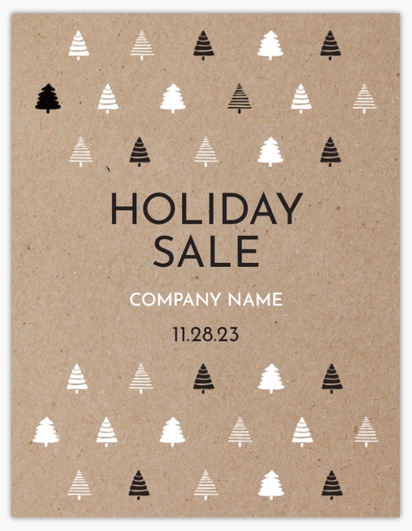 A festive business holiday brown gray design for Holiday