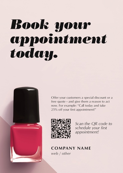 Design Preview for Design Gallery: Beauty Consulting & Pampering Posters, A1 (594 x 841 mm) 