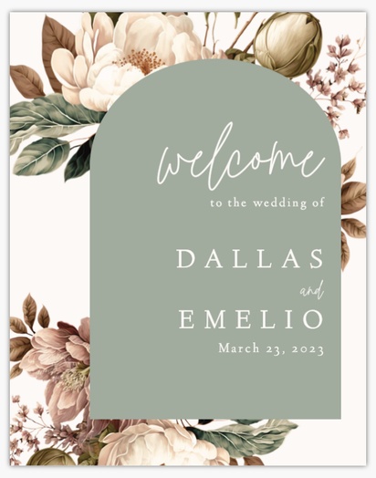 Design Preview for Wedding Signs, 22" x 28"