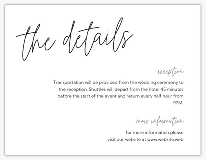 Design Preview for Wedding Enclosure Cards