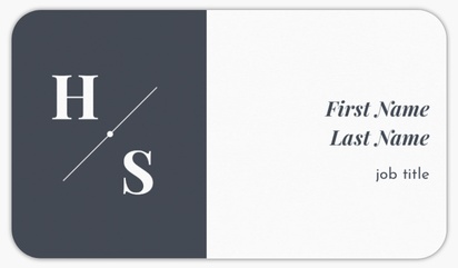A professional monogram gray white design for Modern & Simple