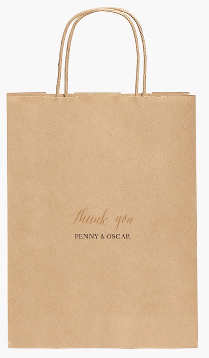 Design Preview for Design Gallery: Bridal Shower Paper Bags, 27.5 x 20.5 x 11 cm