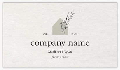 Design Preview for Modern & Simple Soft Touch Business Cards Templates, Standard (3.5" x 2")