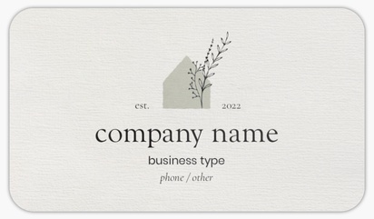 Design Preview for Elegant Rounded Corner Business Cards Templates, Standard (3.5" x 2")