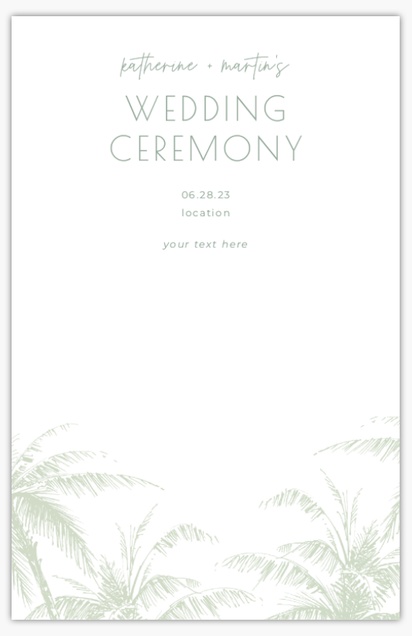 A destination beach wedding tropical white gray design for Season