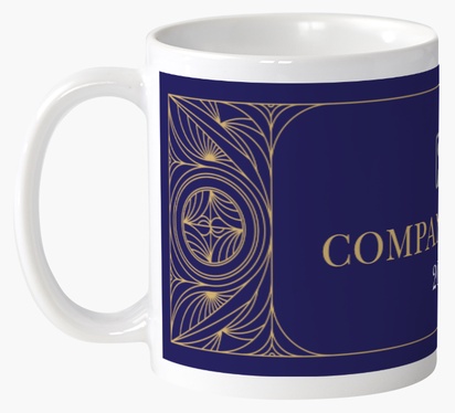 Design Preview for Design Gallery: Vintage Personalised Mugs, 325 ml  Wrap-around