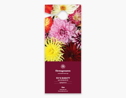 Förhandsgranskning av design för Designgalleri: Blommor Dörrhängare, Stor