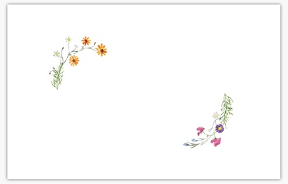 Forhåndsvisning av design for Designgalleri: Blomster og grønne planter Tilpassede konvolutter, 14.6 x 11 cm