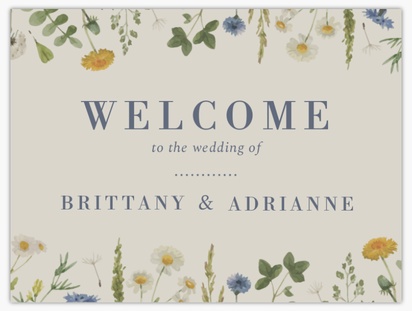 Design Preview for Wedding Signs   , 18" X 24"