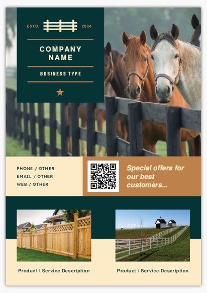Design Preview for Design Gallery: Security Fencing Flyers, None A5