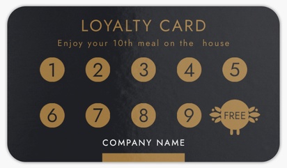 Design Preview for Design Gallery: Food & Beverage Rounded Corner Business Cards, Standard (3.5" x 2")