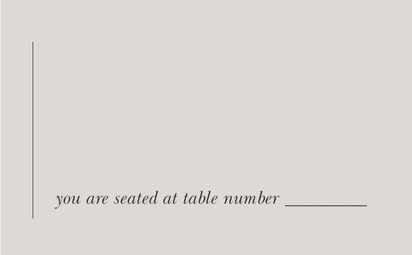 Design Preview for Design Gallery: Minimal Place Cards, Standard (91 x 55 mm)