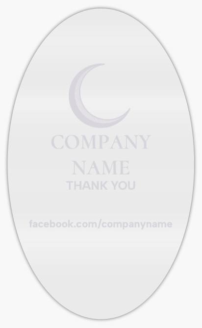 A moon crescent moon gray design for Business