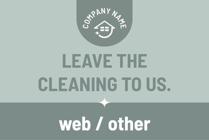 Design Preview for Design Gallery: Cleaning Services Posters, A2 (420 x 594 mm) 