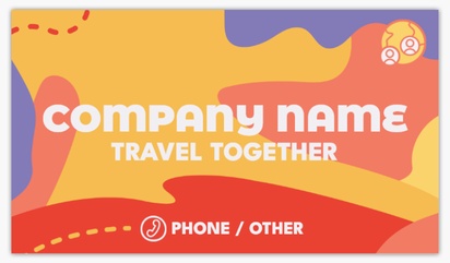 Design Preview for Travel & Accommodation Ultra Thick Business Cards Templates