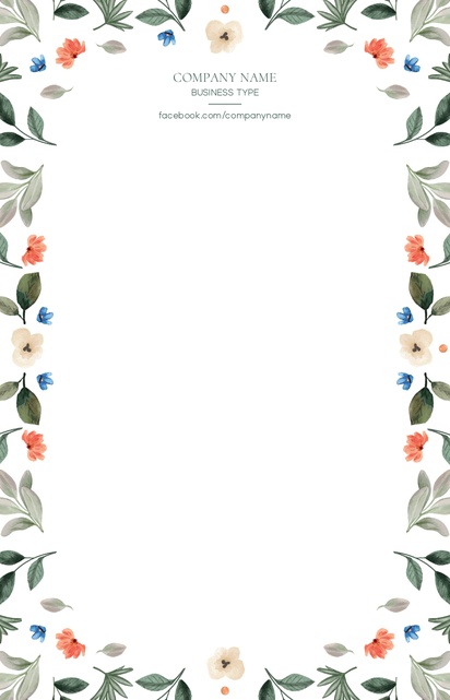 A florals boutique cream gray design for Floral
