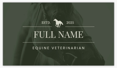 Design Preview for Pet Training Ultra Thick Business Cards Templates