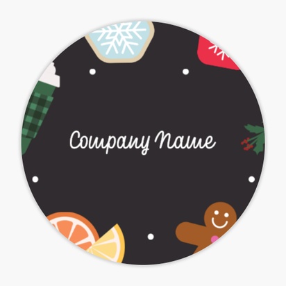 Design Preview for Design Gallery: Seasonal Product & Packaging Labels, Circle 1.5"  3.8 x 3.8 cm 