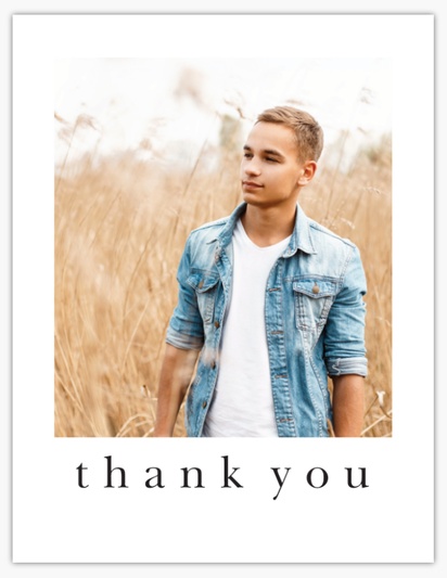 Design Preview for Thank you cards templates, Flat