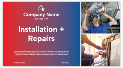 Design Preview for Heating, Ventilation & Air Conditioning - HVAC Postcards Templates, 6" x 11"