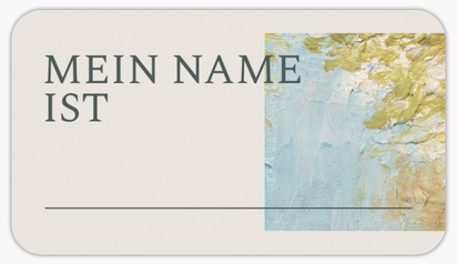 Designvorschau für Designgalerie: Selbstklebende Namensschilder Elegant