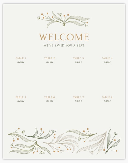 Design Preview for Wedding Signs   , 22" x 28"