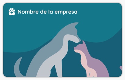 Vista previa del diseño de Galería de diseños de tarjetas de plástico para animales y mascotas