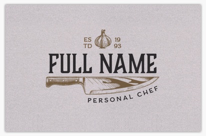 Design Preview for Design Gallery: Food Catering Pearl Business Cards