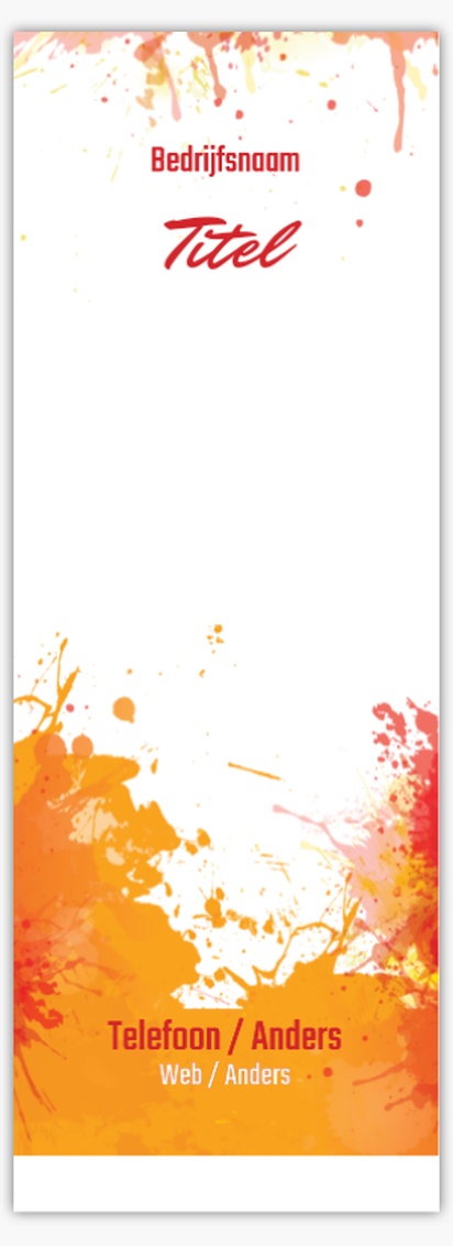 Voorvertoning ontwerp voor Ontwerpgalerij: Roll-up banners, 60 x 165 cm Economy